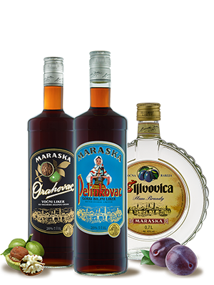 Traditional liqueurs and schnapps